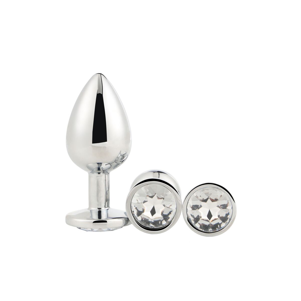 Plug Anal Dream Toys Gleaming Love Prateado